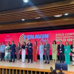 Miguel Ángel Valverde, Francisco Cañizares, Sonia González y Manuel Juliá inaugurando la primera edición de Fenavin Match en el Pabellón Ferial de Ciudad Real.